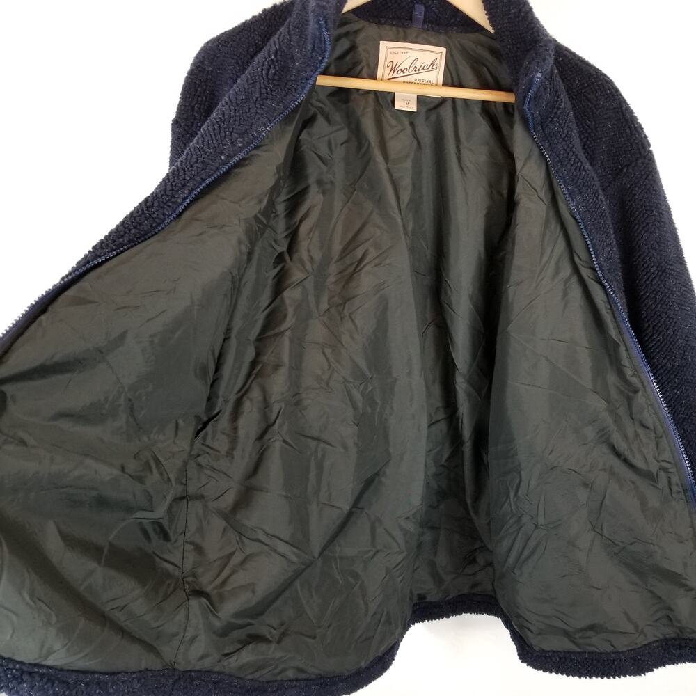 Woolrich Women's Blue Lined Fleece Jacket Size Medium - Picture 6 of 8
